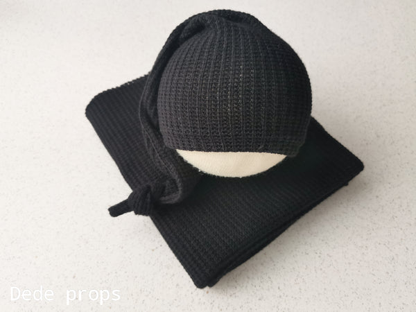 BARTO hat & wrap - newborn size