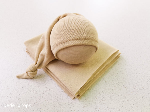TAD hat & wrap - newborn size