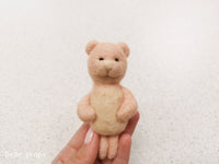 EMMET TEDDY BEAR - hand felted newborn prop