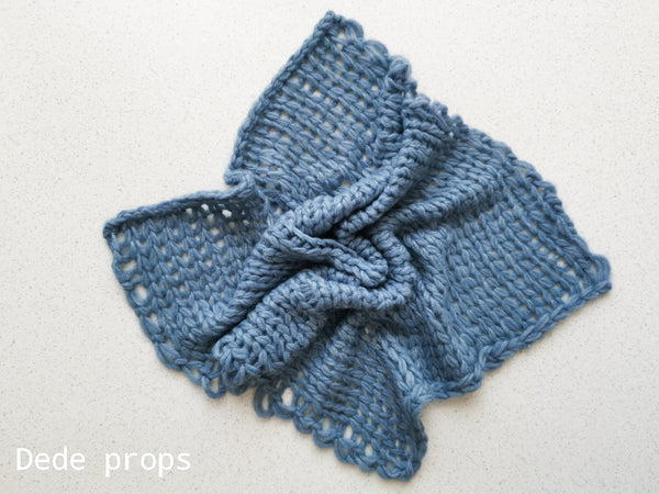 DENIM BLUE AIR blanket- newborn size