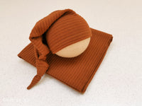 CASEY hat & wrap - newborn size