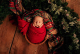 RED wrap- newborn size