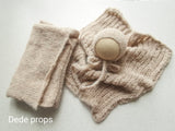 BEIGE MELODY wrap- newborn size