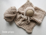 BEIGE MELODY wrap- newborn size