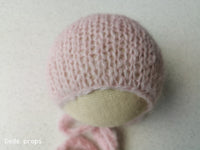 POWDER PINK hat- newborn size