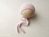 POWDER PINK hat- newborn size