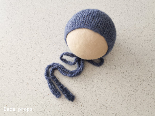 DENIM BLUE hat- newborn size