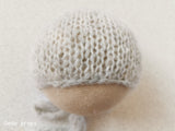 PEARL GREY MELODY hat- newborn size