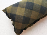 DARK OLIVE PILLOW - NEWBORN SIZE