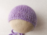 PURPLE hat- newborn size