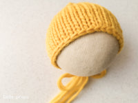 YELLOW SNOW hat- newborn size