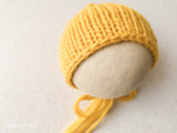 YELLOW SNOW hat- newborn size