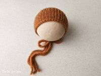 COPPER SNOW hat- newborn size