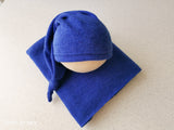 RAYAN hat & wrap - newborn size