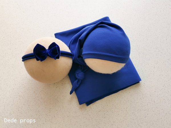 BINDER headband, hat & wrap - newborn size