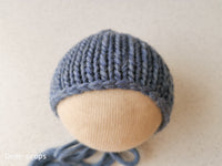 BLUE/VIOLET SNOW hat- newborn size