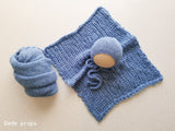 BLUE AIR hat- newborn size