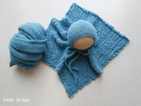 SEA BLUE AIR blanket- newborn size