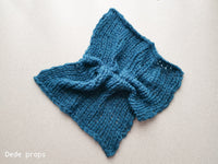 PEACOCK BLUE AIR blanket- newborn size
