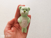 TAIFA TEDDY BEAR - hand felted newborn prop