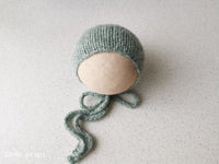 SAGE GREEN AIR hat- newborn size