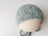 SAGE GREEN AIR hat- newborn size