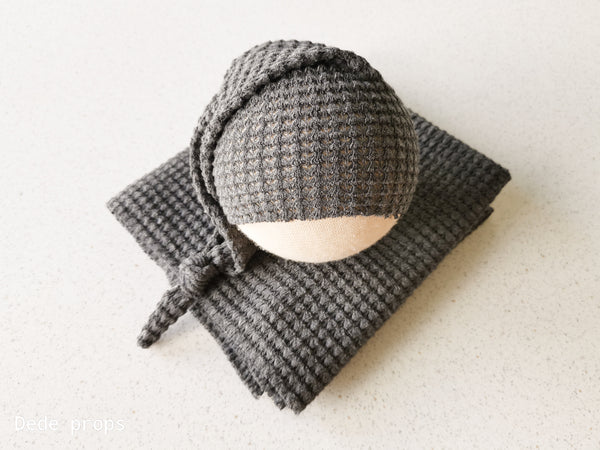 INDY hat & wrap - newborn size