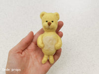 DARRELL TEDDY BEAR - hand felted newborn prop
