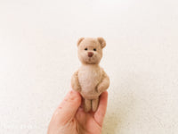 DEAN TEDDY BEAR - hand felted newborn prop