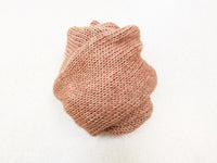BROWN COTTON MERINO wrap- newborn size