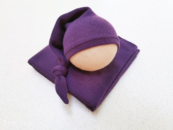 JANNA hat & wrap - newborn size
