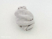 VIOLET GREY COTTON MERINO wrap- newborn size