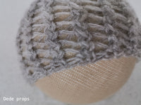 GREY hat- newborn size