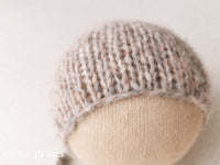 BEIGE AIR hat- newborn size