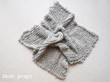 PEARL GRAY SKY blanket- newborn size