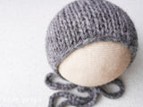 STEEL GRAY SKY hat- newborn size